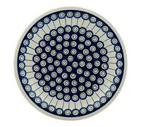 Polmedia Original Bunzlauer Flat Plate/Pizza Plate Diameter 27.2 cm Height 3.0 cm Handmade Decor 8