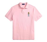 Polo Bear Custom Slim-Fit Piqué Polo Shirt - male - Ralph Lauren - Polo Shirts - Pink - S - Tops S