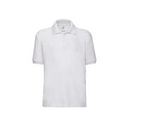 Polo child Fruit of the Loom Blanc 14/15 ans