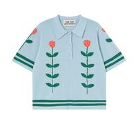 Polo Chloé Roses Cotton Blue 38