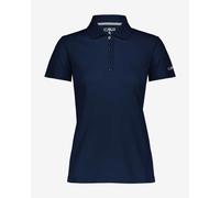 Polo CMP Piquet short sleeve gentian blue women's - XS