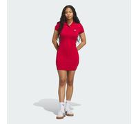 Adidas Originals Polo Short Sleeve Short Dress Red L Woman