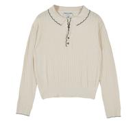 Polo Erano Pointelle Ecru S
