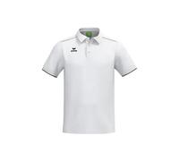 Erima Men's CMPT Pique Polo Shirt (2112518), White/Black, S