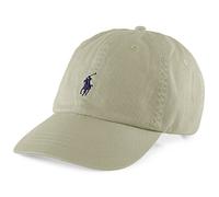 Polo Fashion Signature Pony Adjustable Beige Cotton Hat