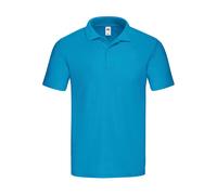 Polo Fruit of the Loom Original Bleu XL