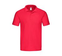 Polo Fruit of the Loom Original Rouge 3XL