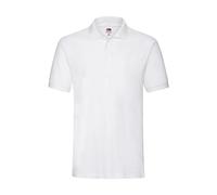 Polo Fruit of the Loom Premium Blanc S