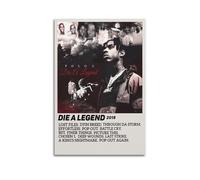 Polo G DIE A LEGEND Print Album Cover Signed Limited Poster,Music Cover Posters,Pop Hip Hop Rap Singer Star Music Poster Aesthetic Canvas Wall Art for Girl And Boy Teens Dorm Decor 12x18inch(30x45cm)