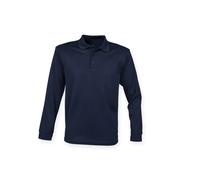 Polo Henbury Coolplus Bleu XS