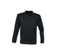 Polo Henbury Coolplus Noir XS