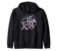 Polo Horseback Riding Horses Equestrian Horse Lover Zip Hoodie
