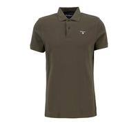 Tartan Trim Piquet Polo Shirt- male- Barbour- Polo Shirts- Green- M- Tops M