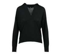 Polo in maglia - female - Alpha Studio - V-neck Knitwear - Black - M - Knitwear M