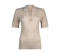 Polo in maglia - female - Liu Jo - Polo Shirts - Beige - M - Tops M