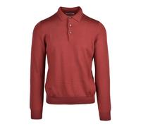 Polo in maglia - male - Gran Sasso - Polo Shirts - Red - 3XL - Tops 3XL