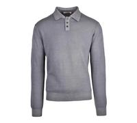 Polo in Maglia - male - Wool & Co - Round-neck Knitwear - Gray - M - Knitwear M