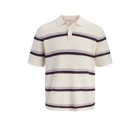 Jack & Jones Maine Knit Short Sleeve Polo Beige S Men