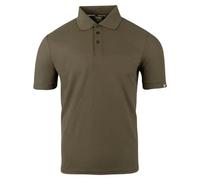 JACK PYKE Shires Mens Polo Shirt Short Sleeve - Breathable Polycotton T Shirt, Classic Collar, 3-Button Neck, Minimal Branding, Shrink and Wrinkle Resistant Everyday top for Outdoors - Green, L