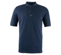 JACK PYKE Sporting Men’s Polo Shirt, Polycotton Clay Shooting Polo with Quilted Shoulders, Comfortable Fit, Ideal for Casual Everyday Wear - Navy Blue, XL