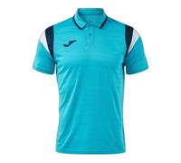 Joma Terra short sleeve polo turquoise navy blue - S