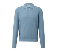 Polo Knit Sweater with Button Closure s.Oliver Bleu 2XL