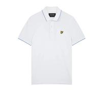 Lyle & Scott SS Polo Shirts Tipped Polo Shirt W533 White/Light Blue, L