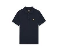 Polo Lyle & Scott Popcorn Jacquard Bleu 2XL