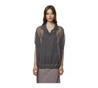 Polo over Misto Viskosa Dd6047 - female - Daniele Fiesoli - Polo Shirts - Gray - S - Tops S