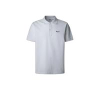 Pepe Jeans Mens Essential Contrast Logo Polo, White, XL UK