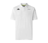 Kappa Barli-peugeot Sport Short Sleeve Polo White XL Men