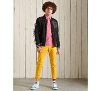 Polo piqué Superdry Vintage Destroyed en coton biologique Rose S