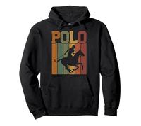 Polo Players Horseback Riding Horse Equestrian Sports Pullover Hoodie