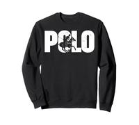 Polo Players Horseback Riding Horse Equestrian Sports Sweatshirt