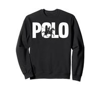 Polo Players Horseback Riding Horse Equestrian Sports Sweatshirt