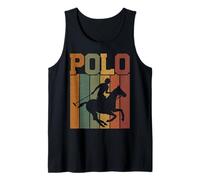 Polo Players Horseback Riding Horse Equestrian Sports Tank Top