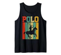Polo Players Horseback Riding Horse Equestrian Sports Tank Top