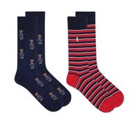 POLO RALPH LAUREN 2 PAIRS | TECHNICAL SPORT (US, Numeric, 10, 13, Regular, Regular, 2, Denim Bear), White/Navy/Big Pony, 9-13 UK