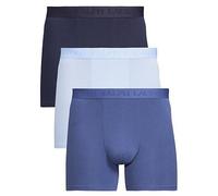 Polo Ralph Lauren Mens Polo Ralph Lauren Branded Pack Of Three Stretch-Cotton Boxer Briefs Blues S