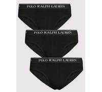 Polo Ralph Lauren 3 Pack Briefs, Black, Size M, Men Black