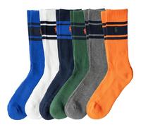 Polo Ralph Lauren 6 Pack Embroidered Logo Sock Multi
