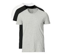 Polo Ralph Lauren Mens 3 Pack Slim Fit Crewneck Loungewear T-Shirt - Colour: 002 3Pk White/Black/Andover Heather - Size: XL