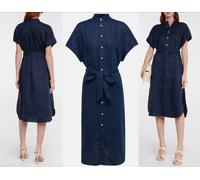 Polo Ralph Lauren Belted Linen Midi Shirtdress Dress