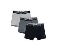 Polo Ralph Lauren Boys 3 Pack Cotton Stretch Logo Boxers, Grey, Size Age: 8-10 Years=M Grey