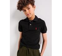Polo Ralph Lauren Boys Classic Short Sleeve Polo, Black, Size 7 Years=S Black