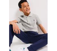 Polo Ralph Lauren Boys Classic Short Sleeve Polo Shirt, Grey Marl, Size 7 Years=S Grey Marl