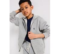 Polo Ralph Lauren Boys Classic Zip Through Hoodie, Grey Marl, Size 7 Years=S Grey Marl