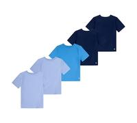 Polo Ralph Lauren Boys' Multi-Pack T-Shirt Undershirt, Blue 5-Pack, M