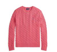 Polo Ralph Lauren Cable-Knit Cotton Jumper Pale Red