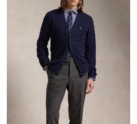 Ralph Lauren , Navy wool and cashmere cardigan ,Blue male, Sizes: XL